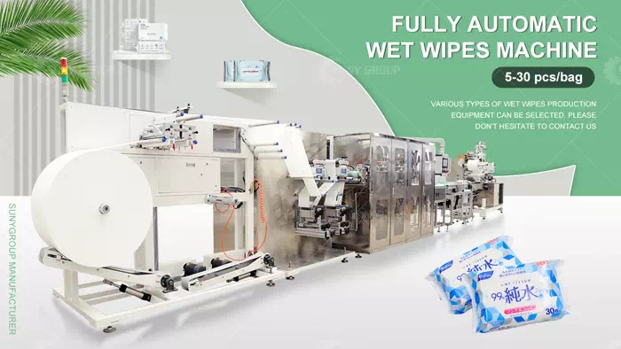 FULLY AUTOMATIC WET WIPES MACHINE