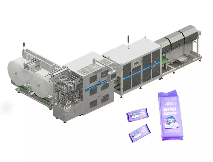 Pocket Wet Tissue Making and Packing Machine